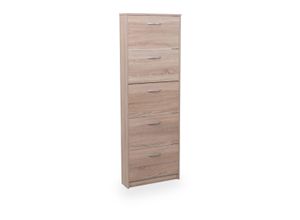 4029494058096 - Calicosy - Schuhmöbel 5 Klappen Step - L585 x H1685 cm - Holz