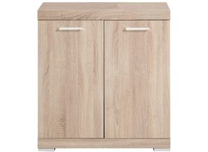 4029494117410 - 2-türiges Sideboard mit abnehmbarem Regal L80cm - Bristol - Holz - Calicosy