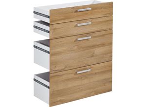 4029494118776 - Schubkasteneinsatz Calvia 14 braun (alteiche) B84cm H106cm T345cm Holzwerkstoff Schubladen