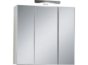 4029494119223 - MS - Spiegelschrank 70x19x676 cm Weiß fmd - Weiß