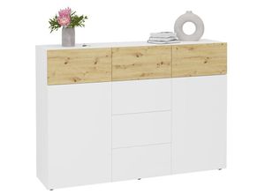 4029494129345 - Calicosy - Sideboard 2 Türen 6 Schubladen Belm 4 - L163 x H115 cm