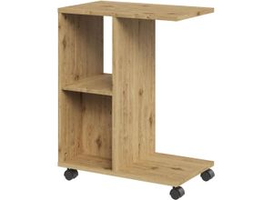 4029494133823 - Beistellwagen Change 4 braun (artisan eiche) B543cm H694cm T326cm Holzwerkstoff Rollwagen rollbar