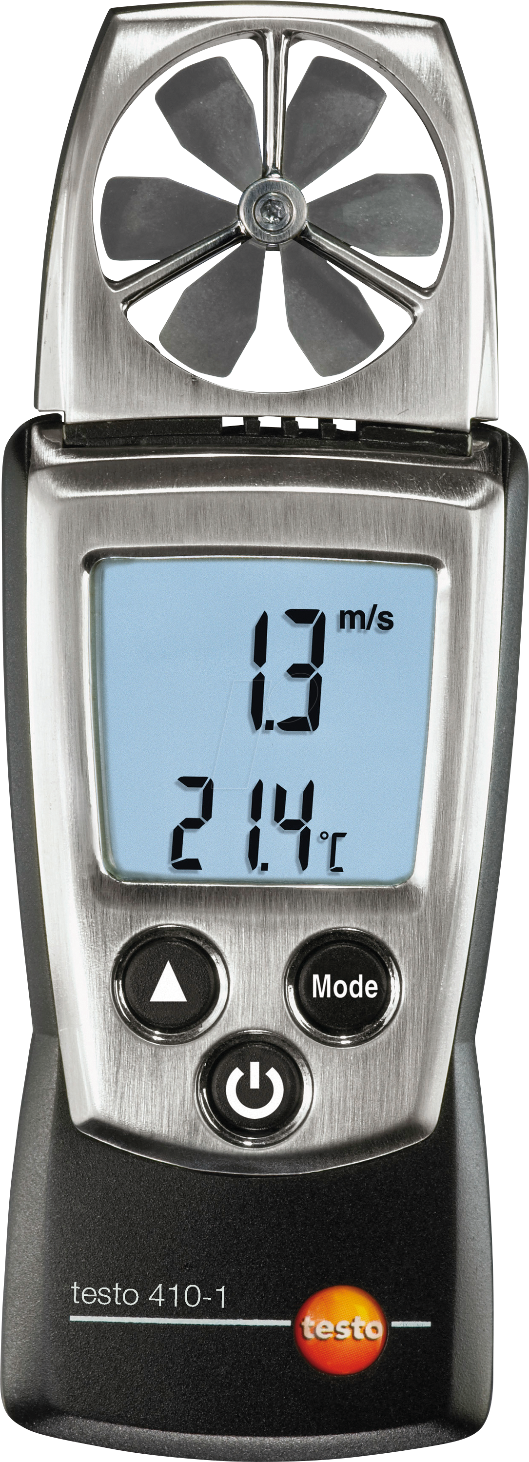 4029547008238 - 0560 4101 - Flügelrad-Anemometer testo 410-1 für Geschwindigkeit und Tempera