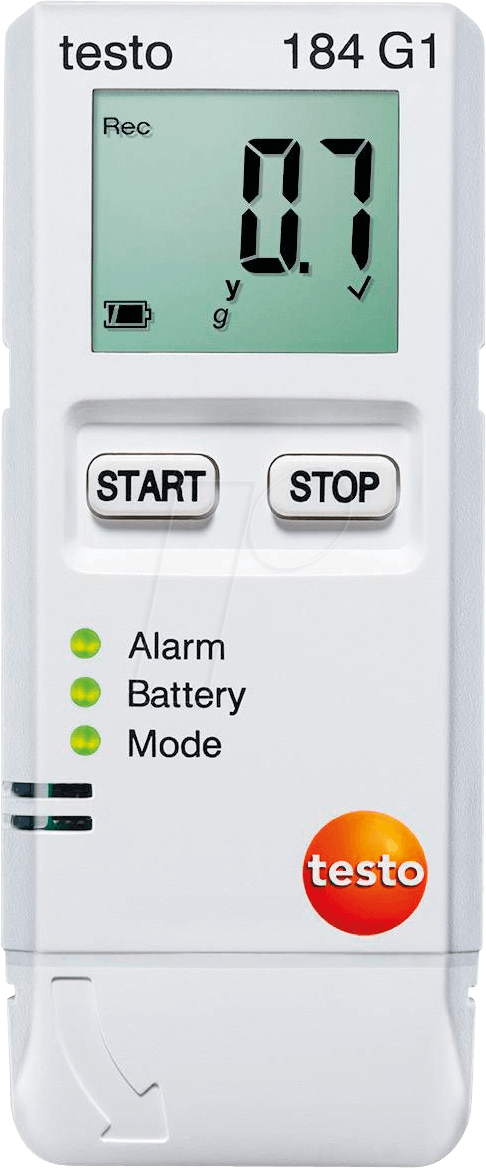 4029547013010 - testo 0572 1846 184 G1 Multi-Datenlogger Messgröße Temperatur Luftfeuchtigkeit Vibration Beschleunigung -20 bis +70 °C 0 bis 100 % rF 0 bis 10 G