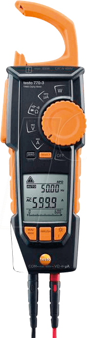 4029547013997 - 770-3 Stromzange Hand-Multimeter digital cat iii 1000 v cat iv 600 v Anzeige (Counts) 600 - Testo