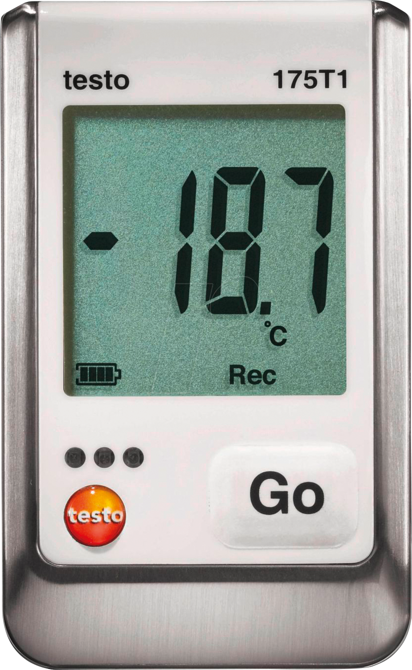 4029547016448 - testo 0572 1750 175 T1 Set Temperatur-Datenlogger Messgröße Temperatur -35 bis +55 °C