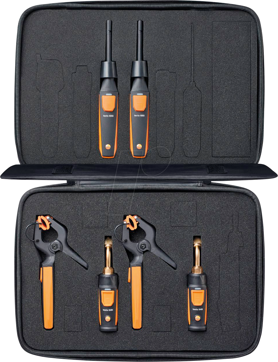 4029547022609 - Smart Probes Kälte Set Plus 2x Hochdruckmessgeräte 549i 605i 115i - Testo