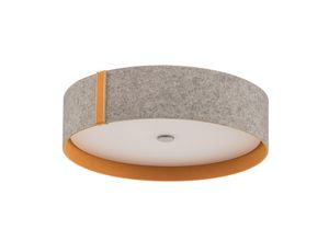 4029628821435 - Lara felt - Filz-Deckenleuchte mit LED grau-orange