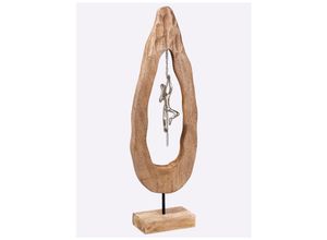 4029686370036 - Dekofigur HEINE HOME Dekofiguren Gr B H T 19cm x 625cm x 9cm - Seil silberfarben (natur-silberfarben)