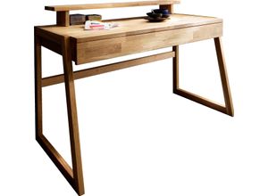 4029686556898 - Tischaufsatz HOME AFFAIRE Dura Möbelaufsätze Gr B H T 120 cm x 17 cm x 17 cm braun (wildeiche) Home Affaire passend zum Schreibtisch Serienname Dura