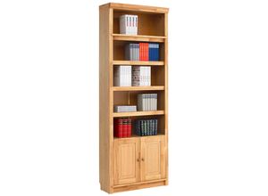 4029686642751 - Home affaire Bücherregal »Cliff« in 2 Höhen mit 2 Holztüren