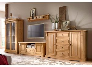 4029686677388 - Lowboard HOME AFFAIRE Anna Sideboards Gr B H T 140 cm x 52 cm x 46 cm beige (natur) Lowboards Breite 140 cm