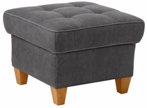 4029686741317 - Hocker HOME AFFAIRE Earl Gr B H T 58 cm x 46 cm x 58 cm Lu x us-Microfaser Lederoptik grau (anthrazit) Home Affaire