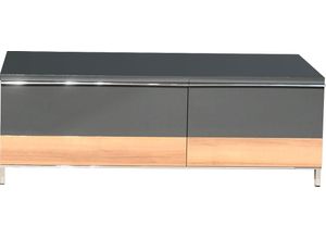 4029686854734 - Lowboard PLACES OF STYLE Onyx Sideboards Gr B H T 1876 cm x 455 cm x 451 cm 1 St grau (anthrazit walnussfarben) Kommode mit Soft-Close-Funktion in zwei Breiten Fernsehtisch