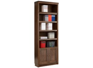 4029686916791 - Home affaire Bücherregal »Soeren« aus massiver Kiefer Höhe 220 cm mit 2 Holztüren viel Stauraum 4029686916791 - Home affaire Bücherregal »Soeren« aus massiver Kiefer Höhe 220 cm mit 2 Holztüren viel Stauraum