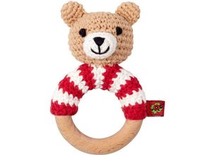 4029753168771 - Die Spiegelburg - Häkel-Ringrassel TEDDY - BABY GLÜCK