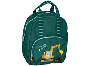 4029753188823 - Rucksack WENN ICH MAL GROß BIN - BAGGER (20x25x12) in grün