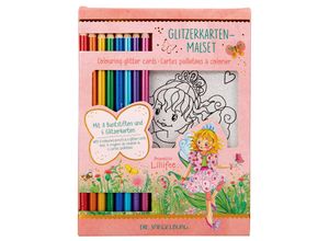 4029753214089 - Malset PRINZESSIN LILLIFEE - GLITZERKARTEN 14-teilig