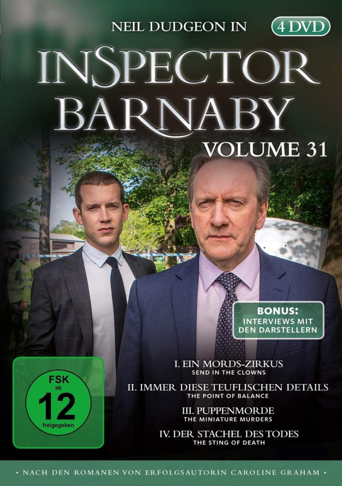 4029759142188 - Nick Laughland Audrey Cooke Toby Frow Matt Carter - GEBRAUCHT Inspector Barnaby Vol 31 [4 DVDs] - Preis vom 26102023 050019 h