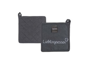 4029811404773 - 2 x Topflappen Lieblingsessen ca 20 x 20 cm