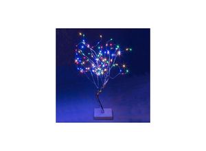 4029811468201 - Out Of The Blue - led Lichterbaum Batterie mit Timer 108 farbige bunte LEDs Tisch Leuchtbaum