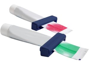 4029845128164 - Tubenquetscher RUCO Tubenaufroller 6er Set blau B2cm L75cm T2cm Kunststoff Küchenpressen Tubenaufroller Tubenpresse Made in Germany