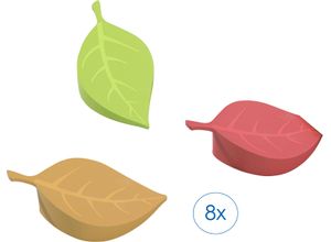 4029845135216 - Bodentürstopper RUCO Türstopper 8er Set bunt B550cm T1050cm Ø350cm Kunststoff Türstopper Bodentürstopper Türpuffer Made in Germany