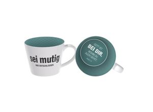 4029856844336 - Sei mutig und entschlossen - Tasse