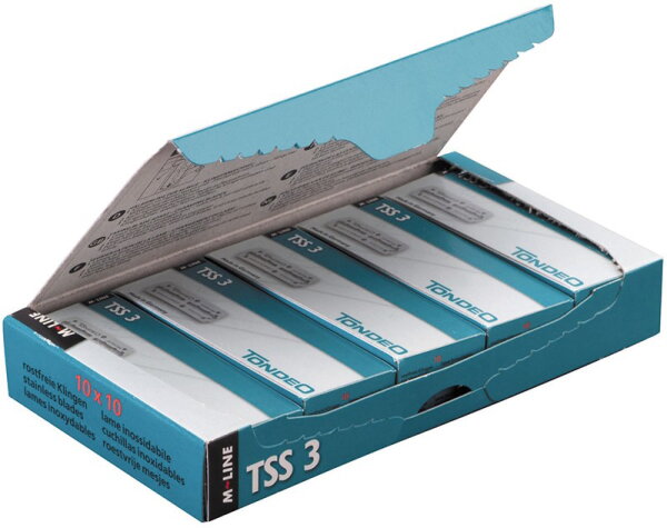 4029924010403 - TSS 3 Kabinett-Klingen 10 x 10 Stk (100 Klingen) 4029924010403 - TSS 3 Kabinett-Klingen 10 x 10 Stk (100 Klingen)