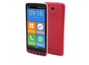 4030152022878 - OLYMPIA Neo - 4G Smartphone - Dual-SIM - RAM 2 GB   16 GB - microSD slot - LCD-Anzeige - 55 - rear camera 8 MP - front camera 5 MP - Rot