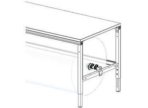 4030177058968 - Hüdig+Rocholz Achssatz für Packtisch System Flex für Tischbreite 1600 mm