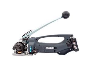 4030198171189 - Akku Umreifungsgerät BHC-3 für PE-& PET-Bänder mit B 9-19 mm & Stärke 05-10 mm Zugkraft 2300 N integrierte Schneideeinheit LED-Anzeige schwarz