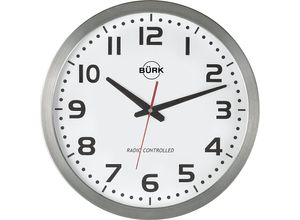 4030275000333 - Wanduhr Ø 400 mm Gehäuse Edelstahl gebürstet Quarzuhrwerk kaiserkraft 4030275000333 - Wanduhr Ø 400 mm Gehäuse Edelstahl gebürstet Quarzuhrwerk kaiserkraft