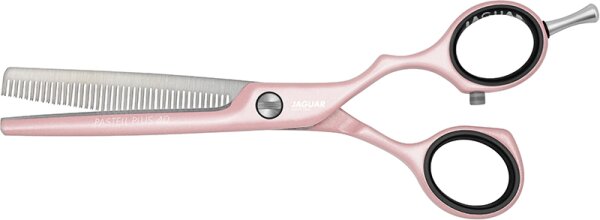 4030363124248 - JAGUAR White Line Pastell Plus Offset ES 40 Effilierschere - Rosa - 55 14 cm