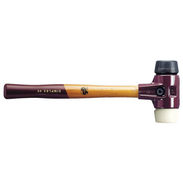 4030618300755 - HALDER SIMPLEX Schonhammer Ø 50 mm Kopf Gummi Nylon 4030618300755 - HALDER SIMPLEX Schonhammer Ø 50 mm Kopf Gummi Nylon