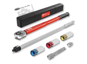 4030623109145 - FAMEX 10914 Drehmomentschlüssel 1 2 Radwechsel-Satz mit Gelenkschlüssel