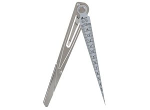 4030623125718 - Shinwa 32789 Schweißkegel Fühlerlehre Tiefenlineal 1–15 mm mit Clip-Halter 4030623125718 - Shinwa 32789 Schweißkegel Fühlerlehre Tiefenlineal 1–15 mm mit Clip-Halter