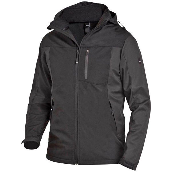 4030646299625 - Softshell - Jacke jannik 79105 Arbeitsjacke atmungsaktiv und wasserabweisend Farbe 1220 anthrazit-schwarz Größe xl - FHB