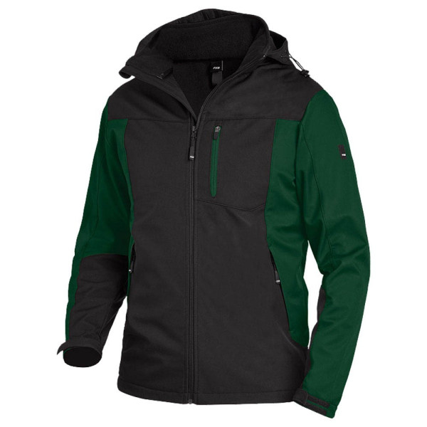 4030646299915 - Softshell - Jacke jannik 79105 Arbeitsjacke atmungsaktiv und wasserabweisend Farbe 2520 grün-schwarz Größe xxl - FHB