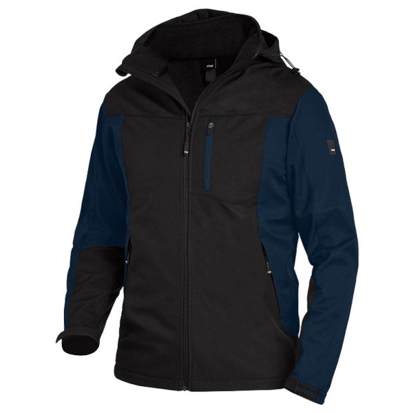 4030646305289 - Softshell - Jacke jannik 79105 Arbeitsjacke atmungsaktiv und wasserabweisend Farbe 1620 marine-schwarz Größe xxl - FHB