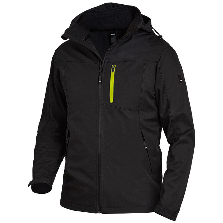 4030646306453 - Softshell - Jacke jannik 79105 Arbeitsjacke atmungsaktiv und wasserabweisend Farbe 20 schwarz Größe xs - FHB