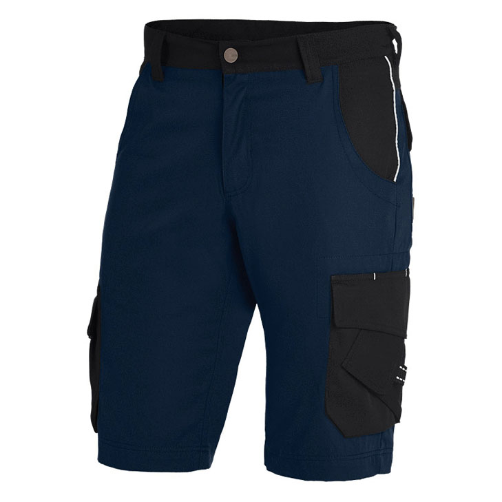 4030646309140 - Bermuda theo 130530 robustes TWILL-Gewebe Arbeitsshorts Arbeitshose kurz Farbe 1620 marine-schwarz Größe 50 - FHB