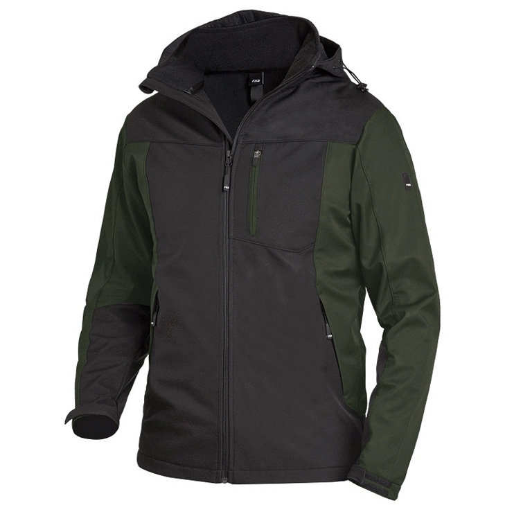 4030646314298 - Softshell - Jacke jannik 79105 Arbeitsjacke atmungsaktiv und wasserabweisend Farbe 1520 oliv-schwarz Größe m - FHB