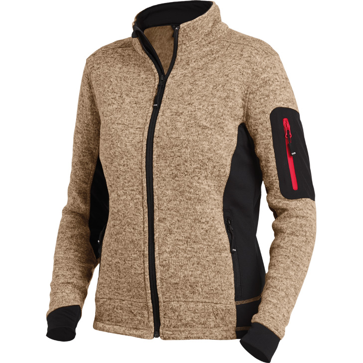 4030646348279 - Arbeitsjacke Strick Fleece marieke 79596 1320 beige schwarz Gr xs - FHB 4030646348279 - Arbeitsjacke Strick Fleece marieke 79596 1320 beige schwarz Gr xs - FHB