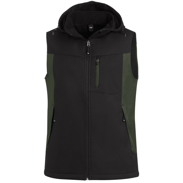 4030646351330 - Justus Softshellweste oliv-schwarz Gr xl - oliv schwarz - FHB