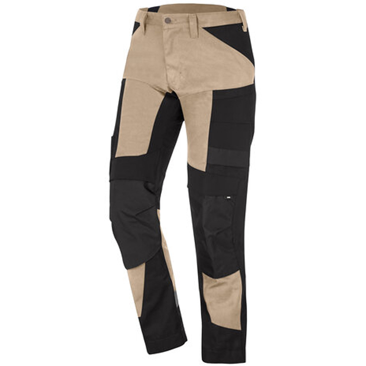 4030646387391 - Arbeitshose Bundhose leo elastisch 122110 1320 beige schwarz Gr 44 - FHB