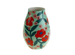 4030673529238 - Vase FLORES (DH 1950x28 cm) DH 1950x28 cm türkis Blumenvase Blumengefäß