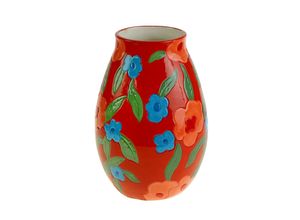 4030673529252 - Vase FLORES (DH 1950x28 cm) DH 1950x28 cm rot Blumenvase Blumengefäß