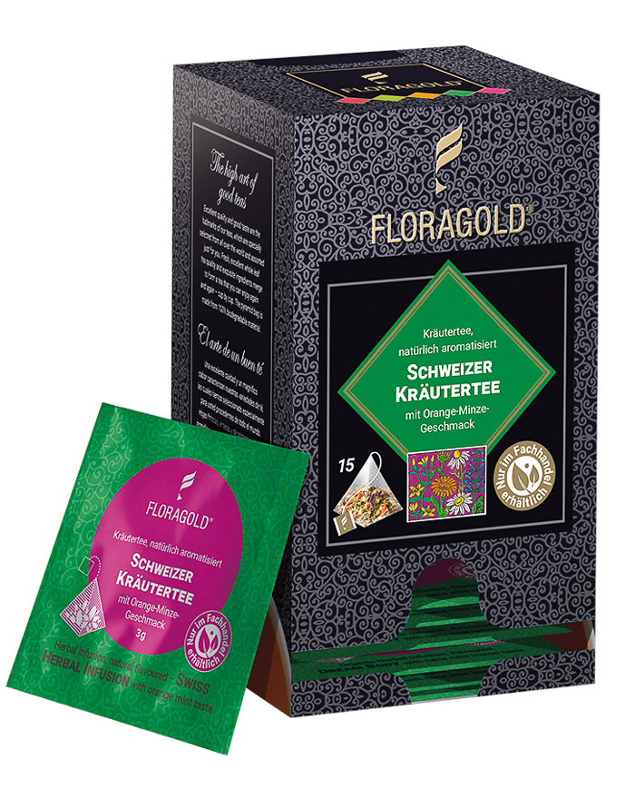 4030683002332 - Kräutertee Schweizer Kräutertee natürlich Pyramidenbeutel von Floragold 15er Pack