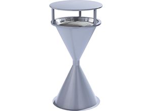4030695200429 - VAR Kegel-Standascher aus Kunststoff mit Dach silber 4030695200429 - VAR Kegel-Standascher aus Kunststoff mit Dach silber
